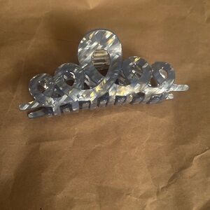 Blue Hair Claw Clip